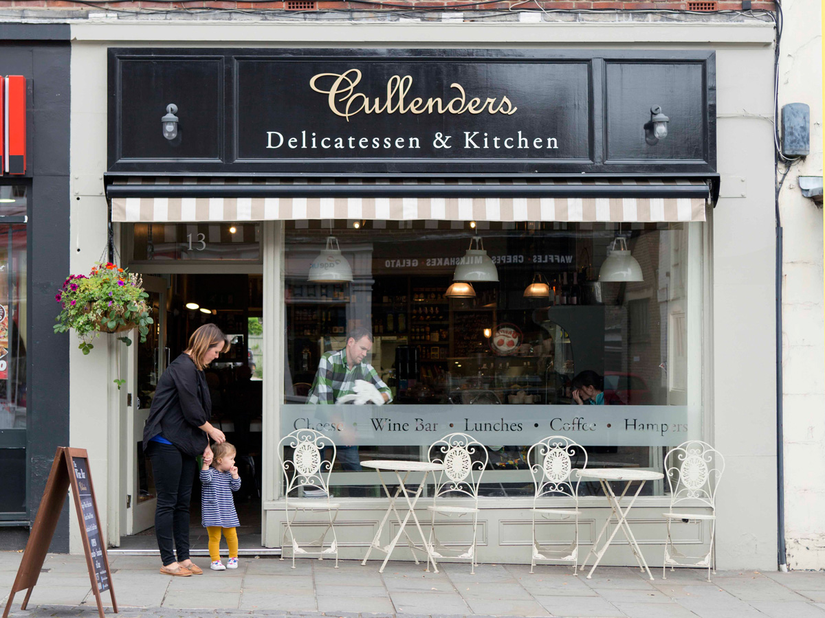 Cullender's Delicatessen's shop front