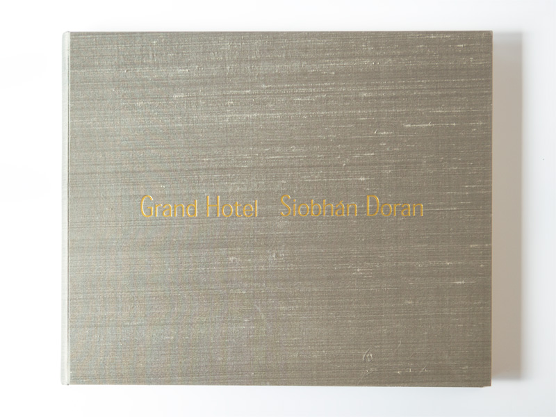 Grand Hotel handmade cover with Jim Thompson silk and debossed gold leaf title