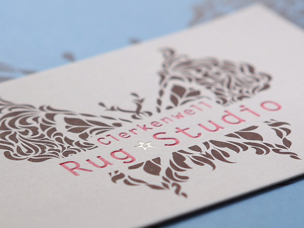 CRS business card with foil stamp