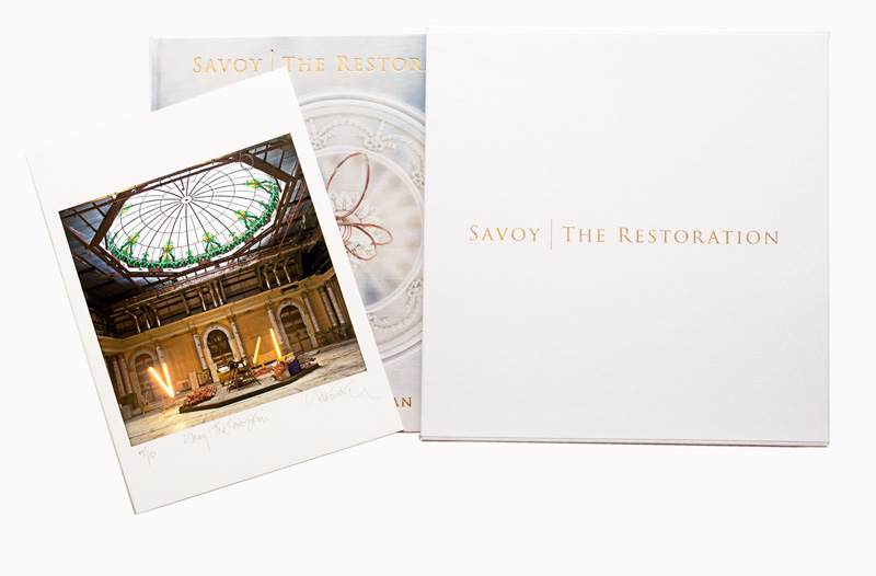 Savoy | The Restoration special edition book signed with box cover and print