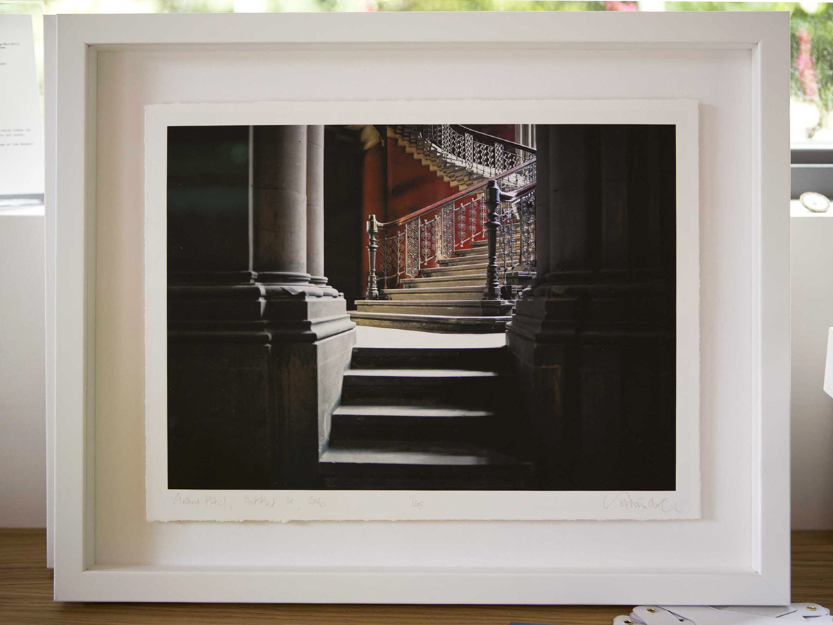 Grand hotel, St Pancras, Untitled 11, 2006 Framed floating with deckled edges